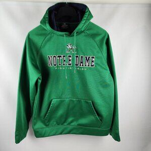 Colosseum Hoodie Mens Large Green Notre Dame Fightin Irish Sweatshirt